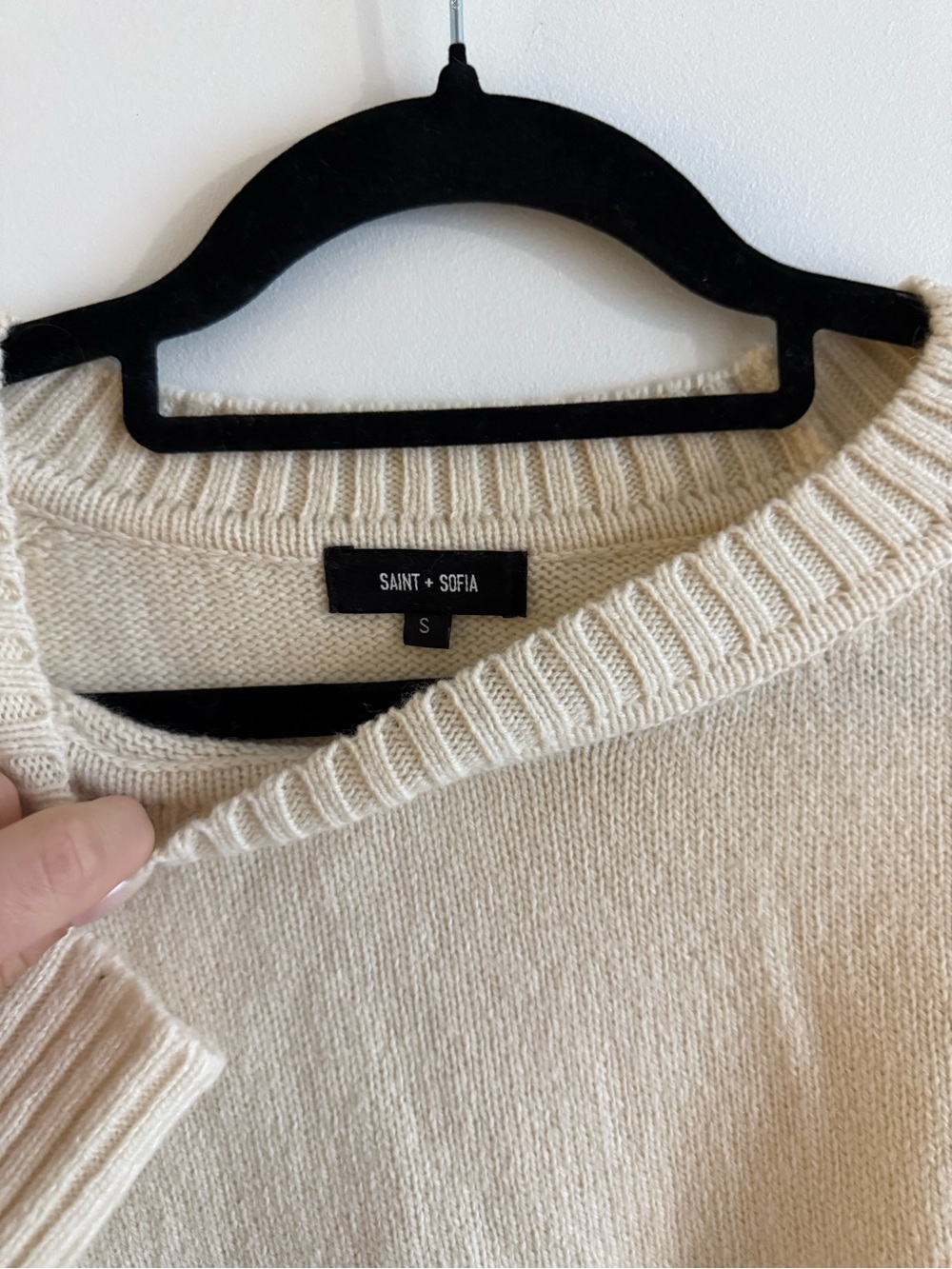 Saint + Sofia Oxford Cashmere Sweater - Small (US 6-8) - Picture 4 of 6